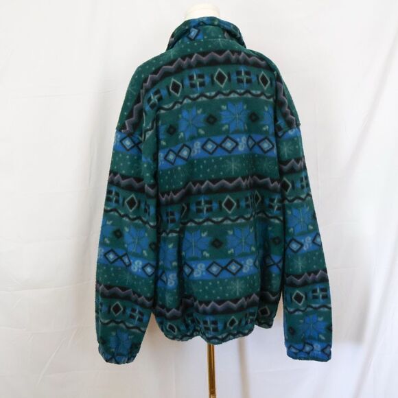 Vintage Bike Men's Full Zip Fleece - XL - Picture 6 of 7